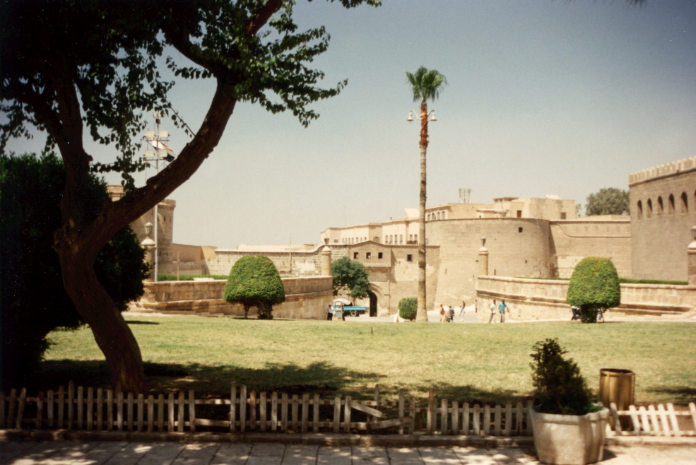 Walls and towers of Salah El Din Al Ayouby Citadel