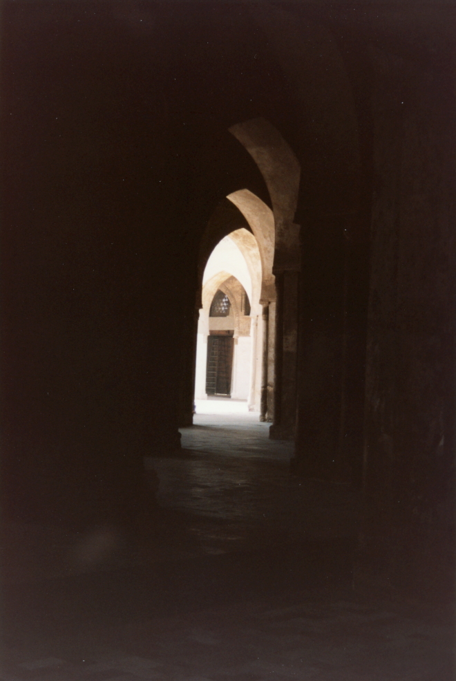 Covered walkway surrounding Ibn Tulun's courtyard