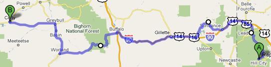 100713_Route Route for July 13, 2010
