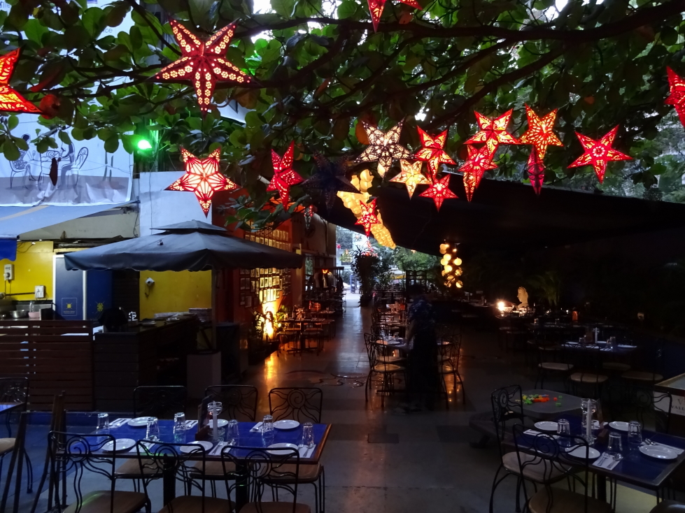 Courtyard at Malaka Spice