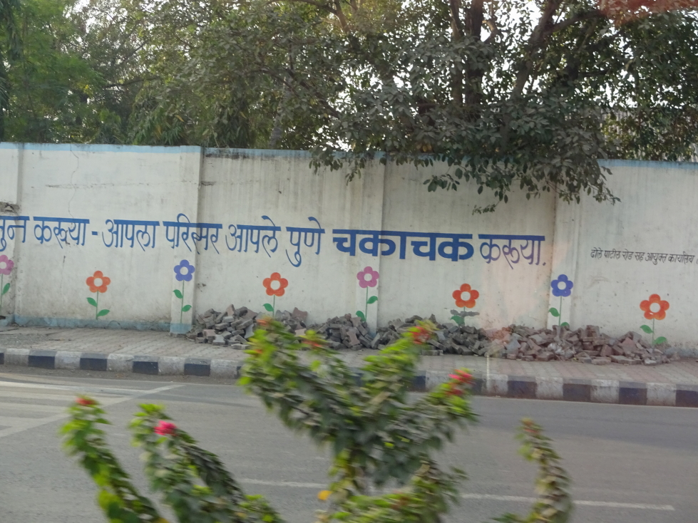 Everywhere you look there are painted murals and decorations