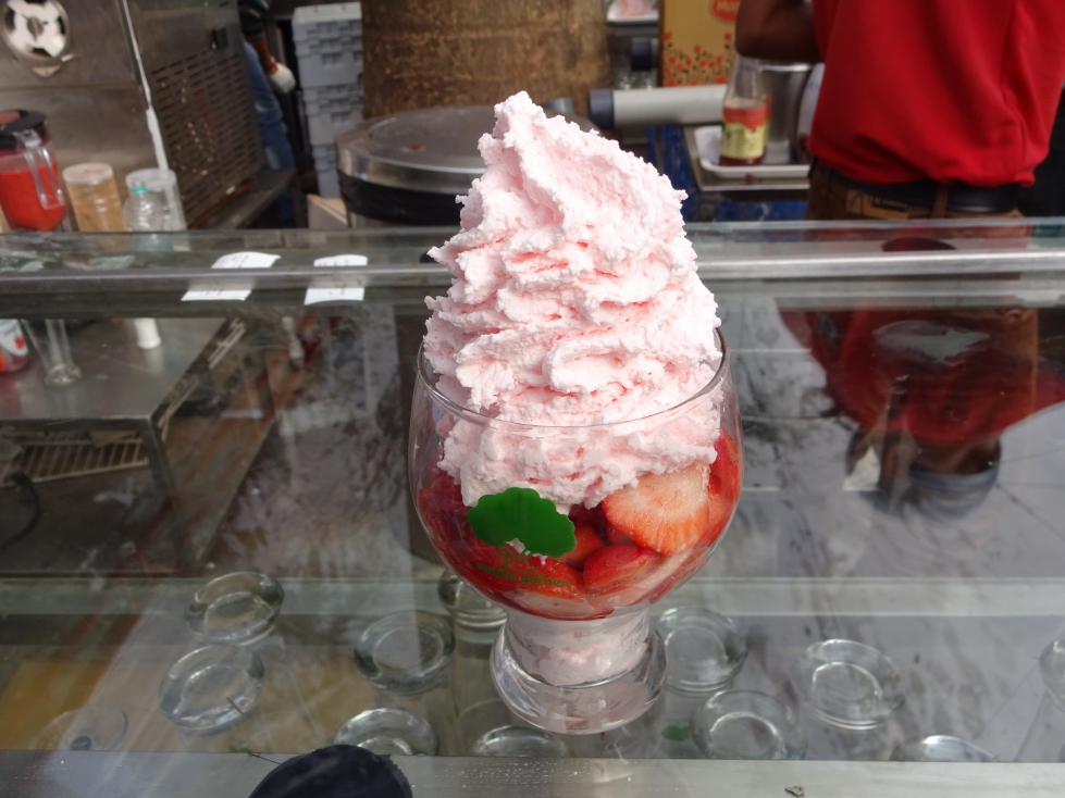 Great strawberry treat at Mapro's