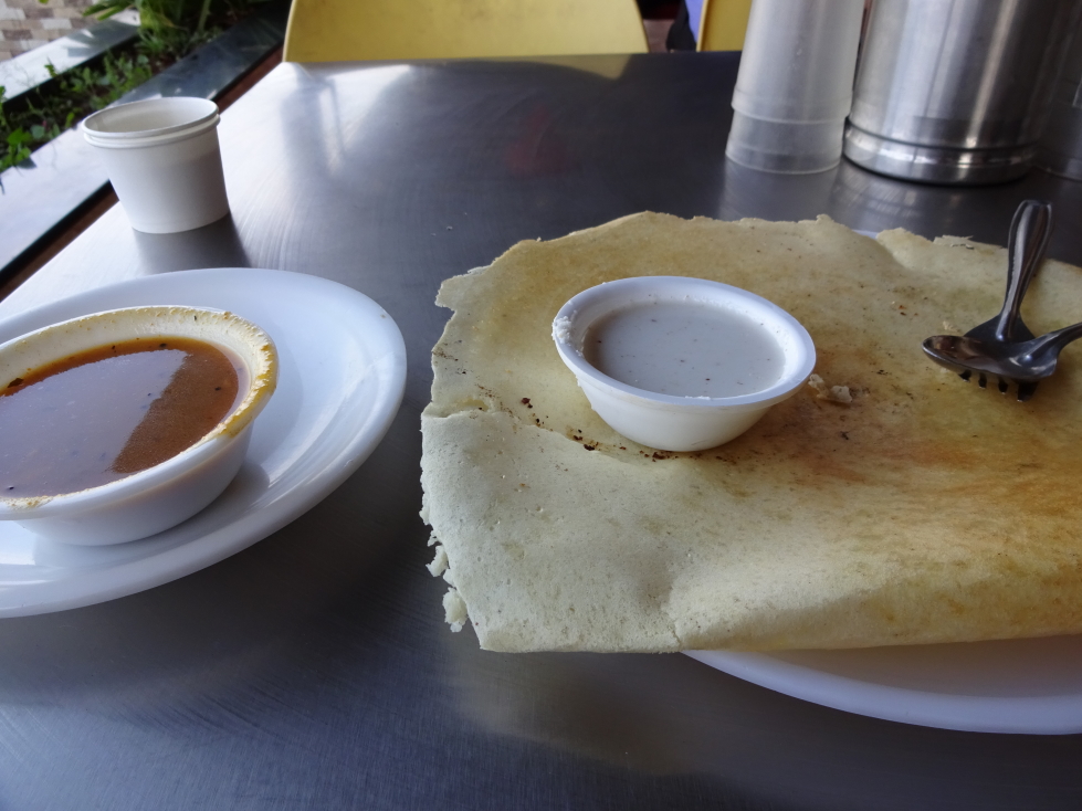 Rice "pancake" at Kamats