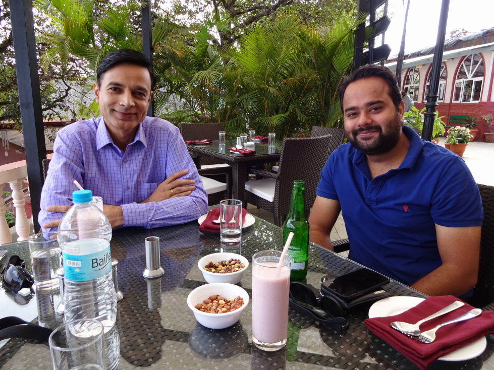Ravindra and Anshul at Brightland