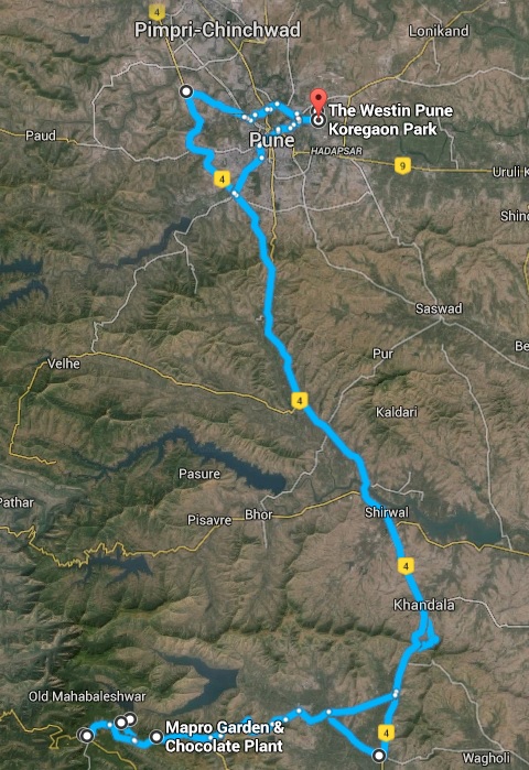 Route for Saturday, January 16, 2016