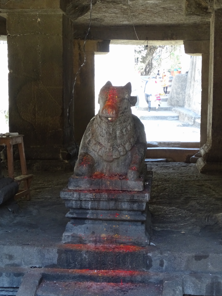Statue of Nandi, bull mount of Shiva