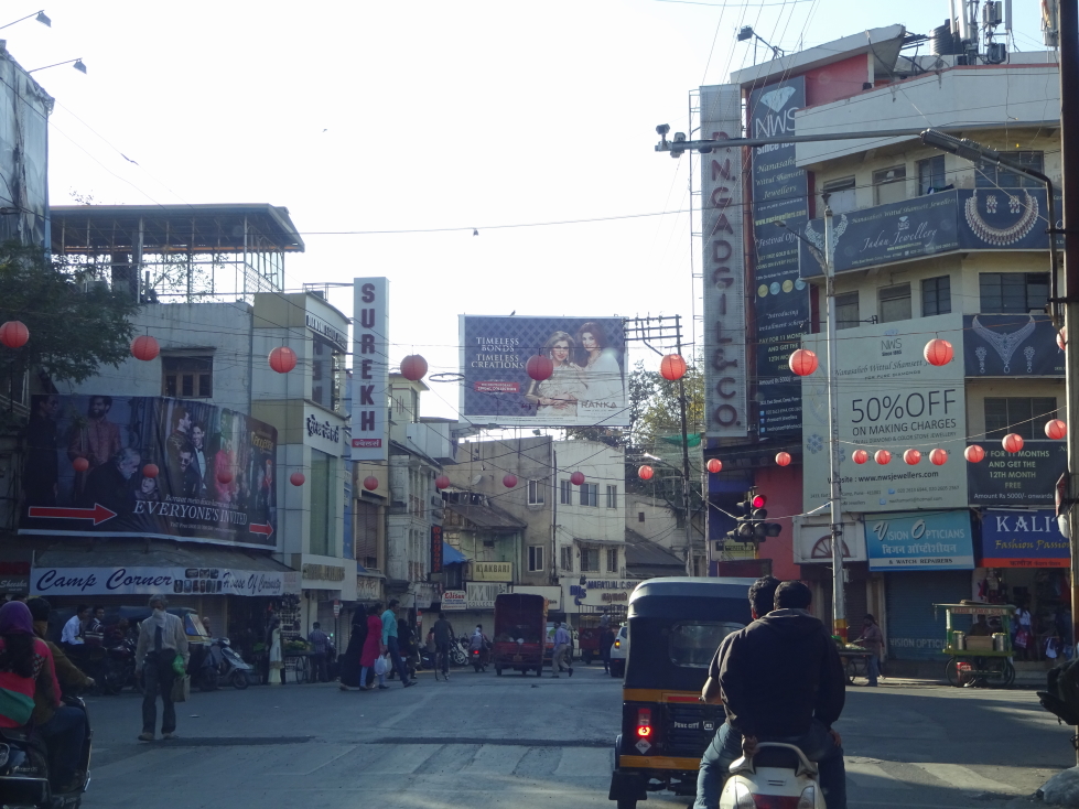 Laxmi road, popular for shopping in Pune