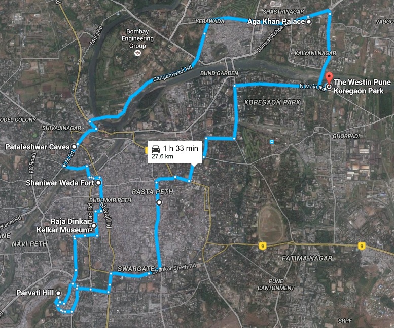 Route for Sunday, January 17, 2016