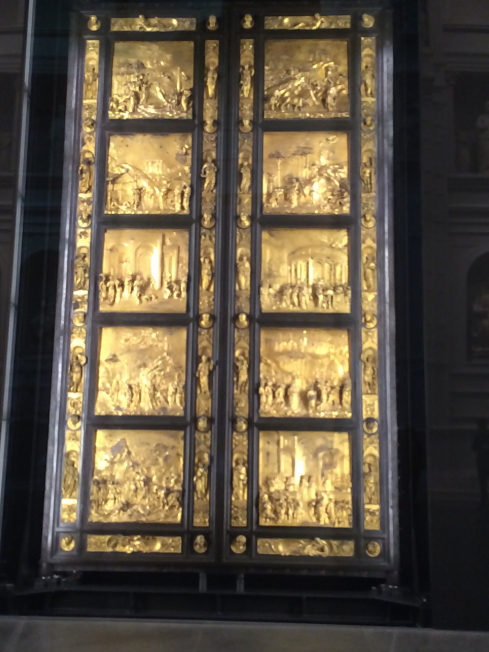 The original golden doors.