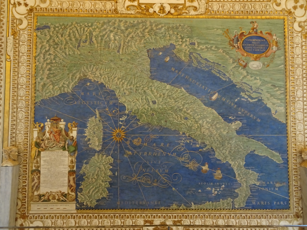 The complete map of Italy