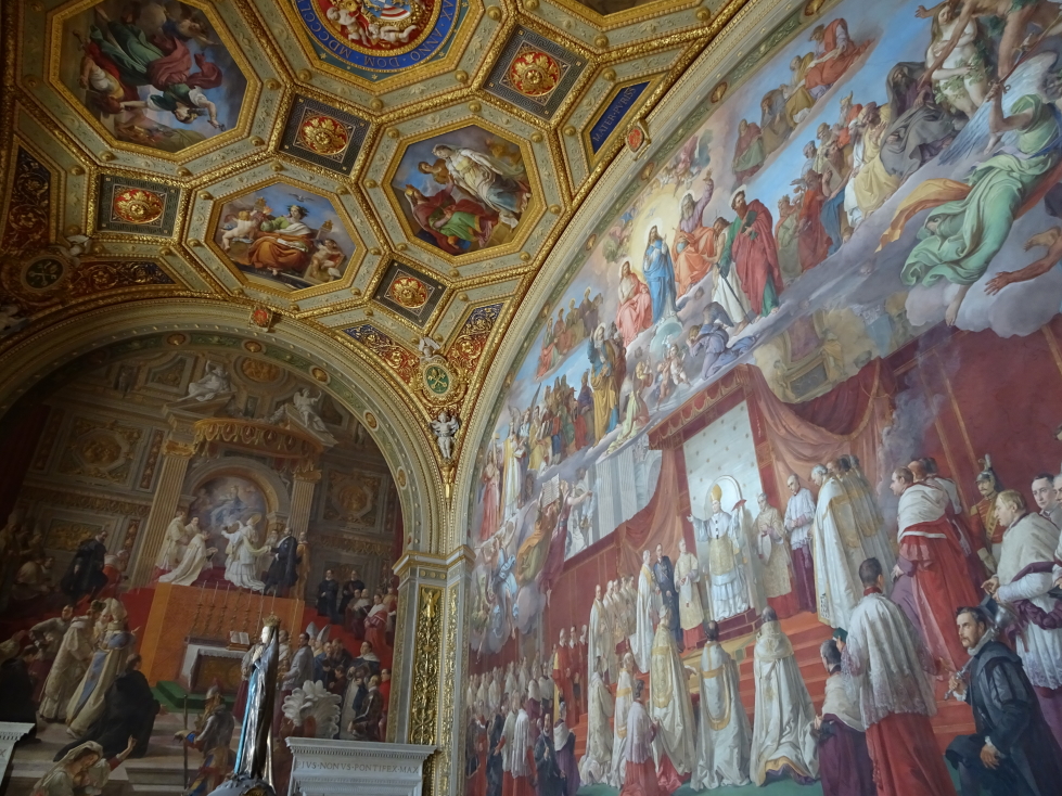Paintings in the Room of the Immaculate Conception