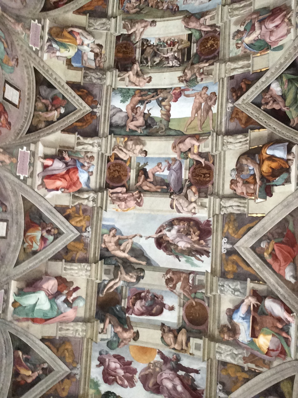 Ceiling of the Sistine Chapel -- I couldn't resist, I was discreet, I promise!