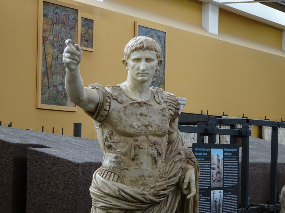 This statue of the Emperor Augustus is very famous