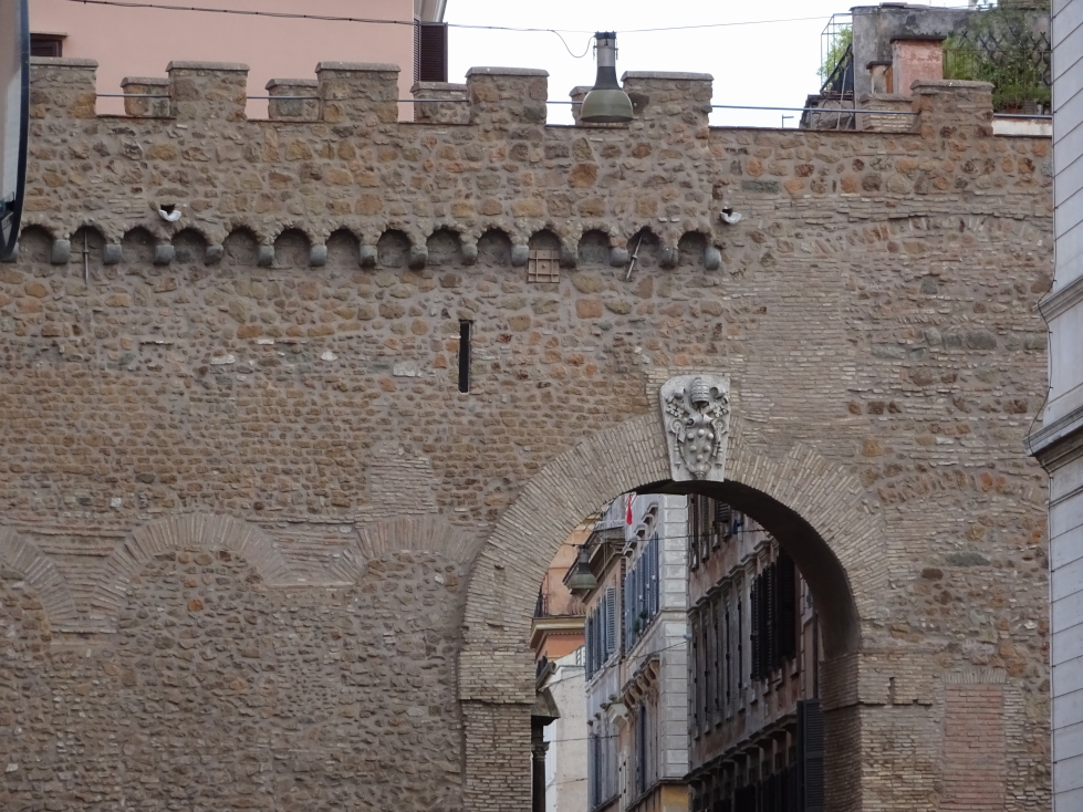 Vatican City wall gate