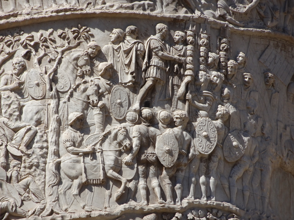 Closeup of Trajan's Column