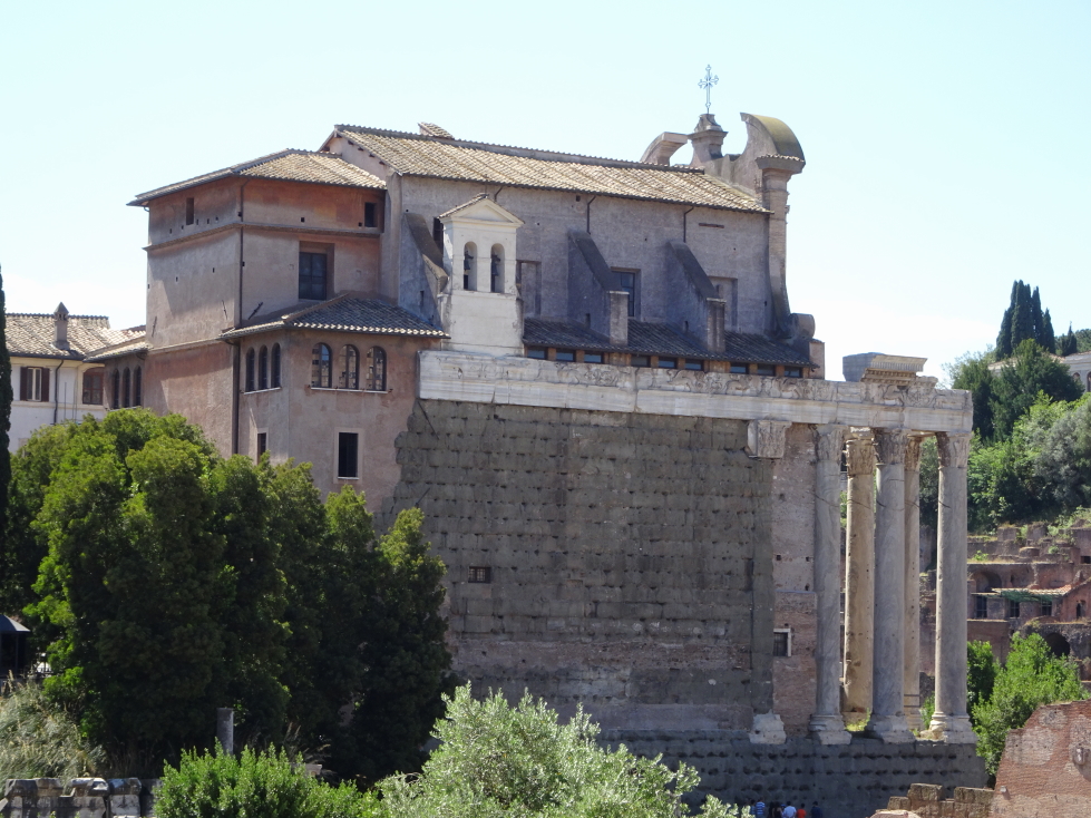 Roman Temple of Antoninus and Faustina converted to a church