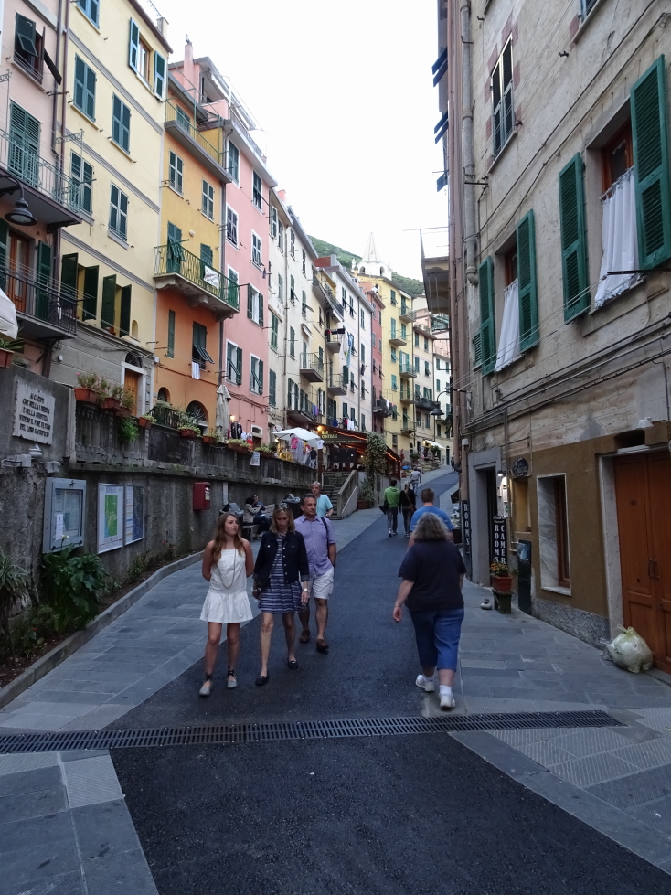 The climb back to our room at the top of Riomaggiore