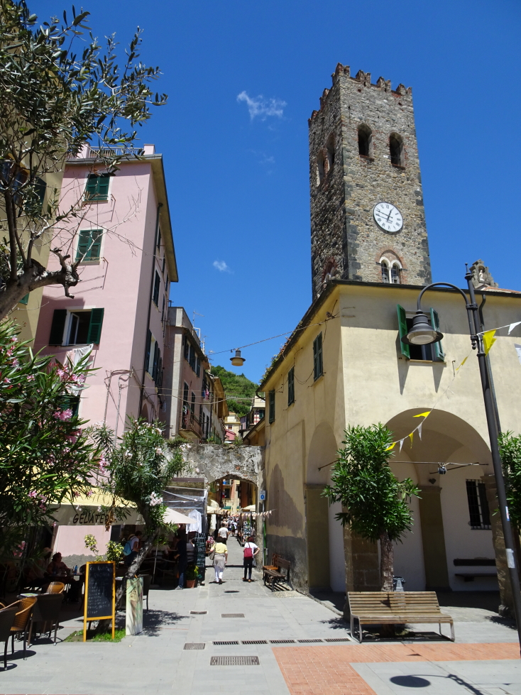 Monterosso's clock tower