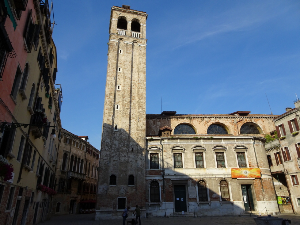 Cool tower in one of Venice's plazas, or campo
