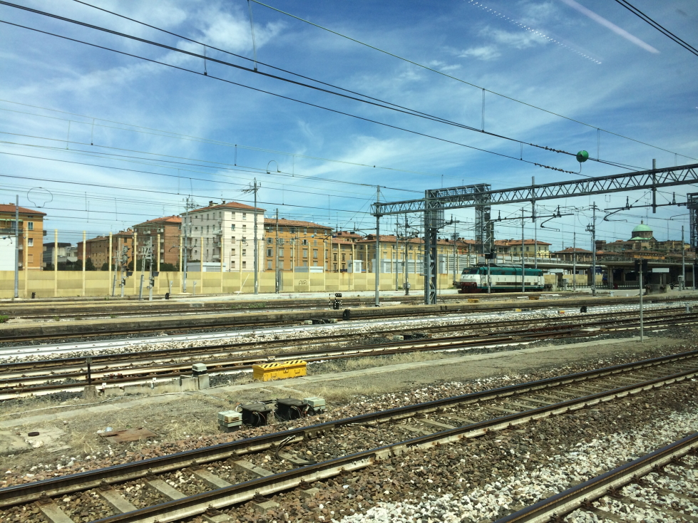 Rail yard in Bologna