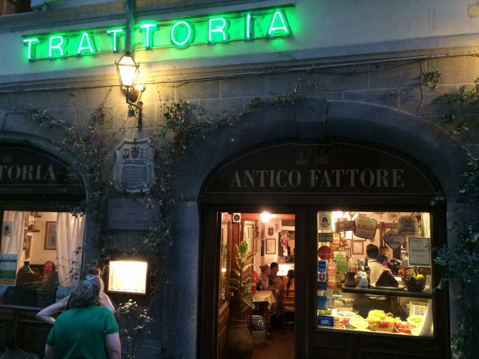 Antico Fattore, where we enjoyed a wonderful dinner