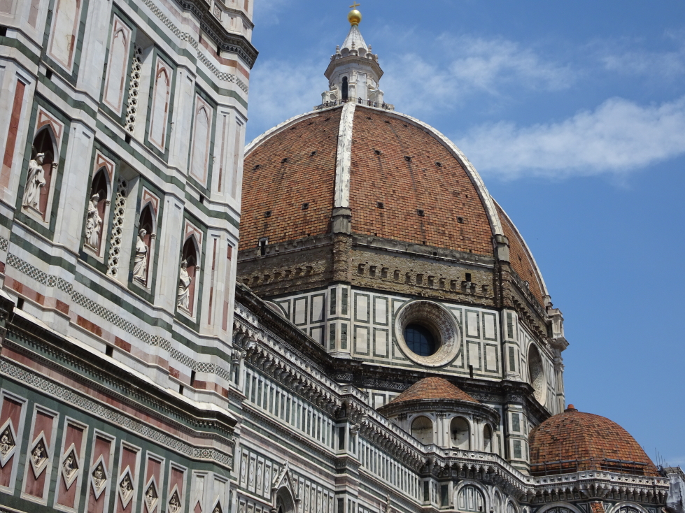 Closeup of Duomo's dome