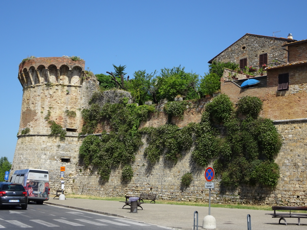 San Gimignano's town walls