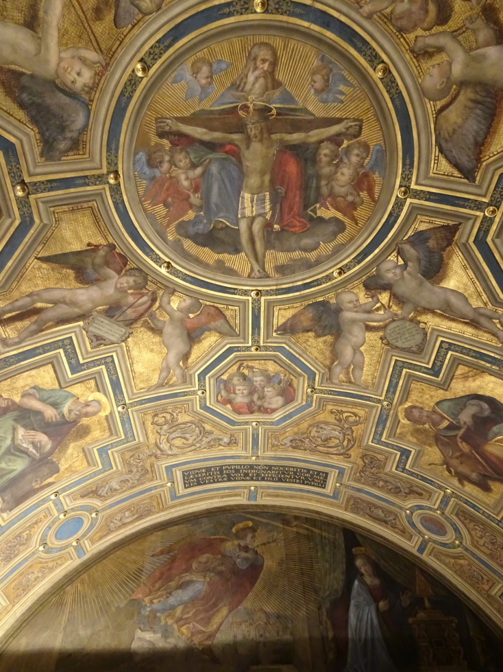 Cool ceiling in a chapel in the Palazzo Vecchio