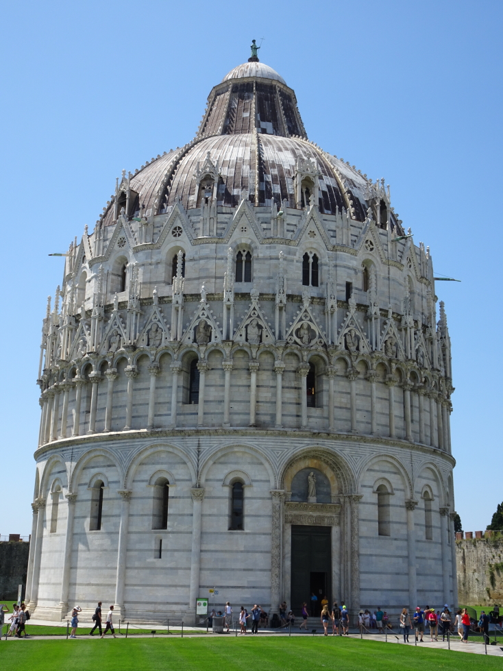 Baptistery adjacent to Pisa's cathedral