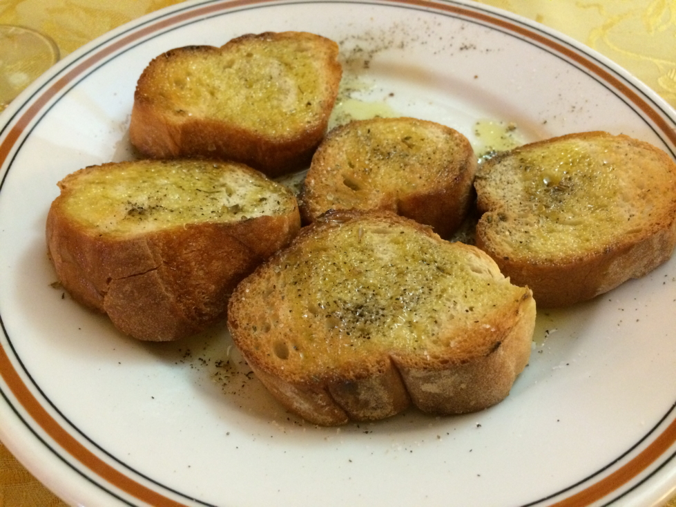 Garlic bread to die for!