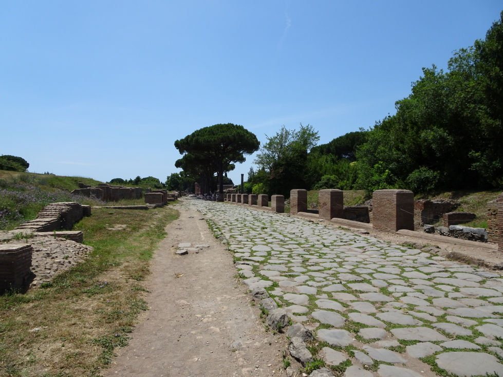 Road into Ostia Antica