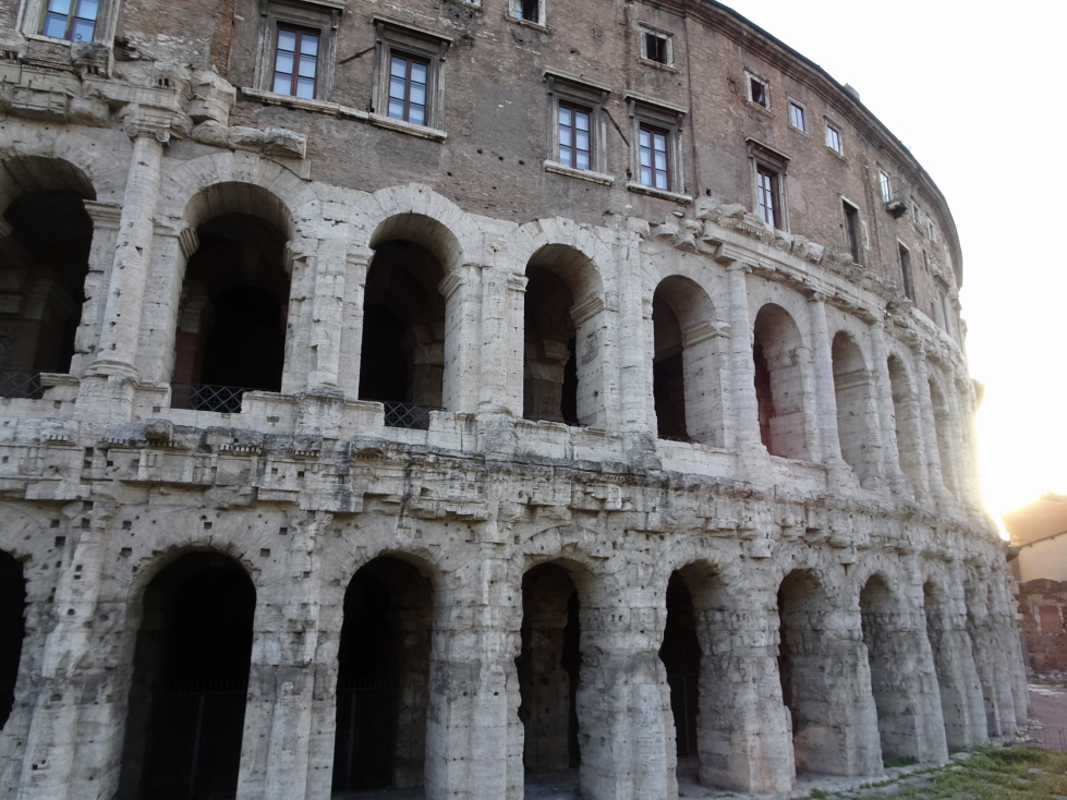 Theater of Marcellus with apartments above