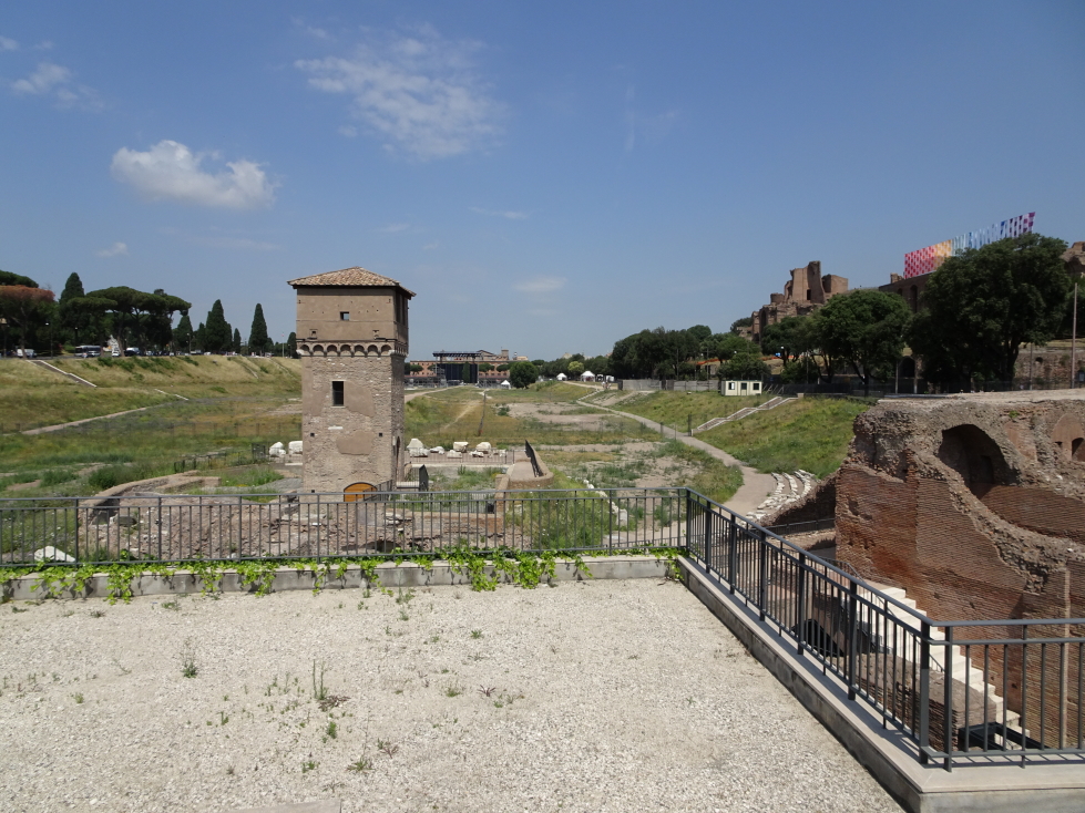 Circus Maximus with the concert stage at the far end