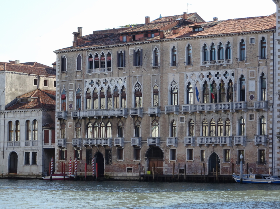 Neat looking building on Venice's Grand Canal