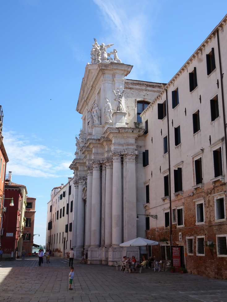Facade of Chiesa dei Gesuiti, Venice