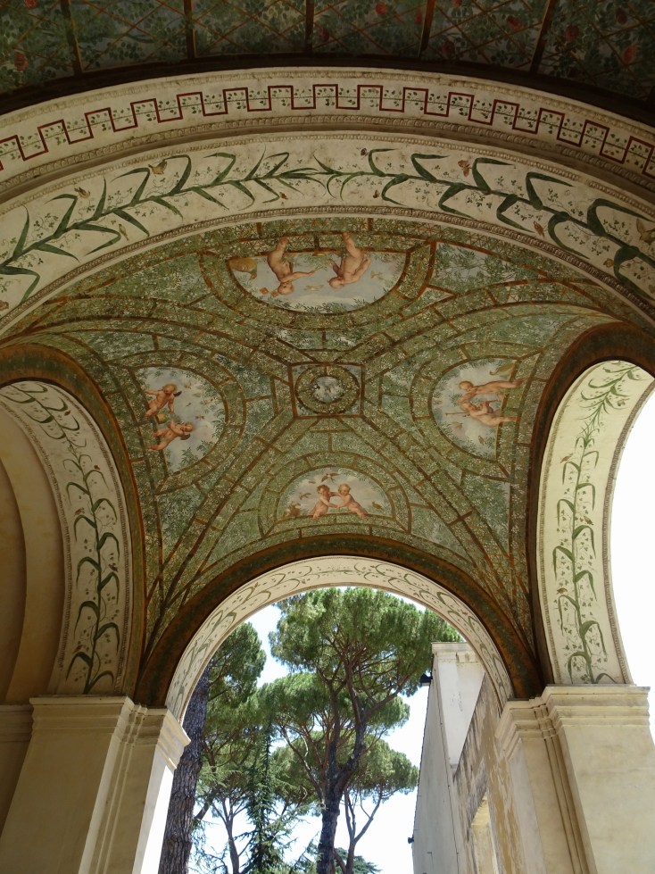 Detail of the walkway's ceiling