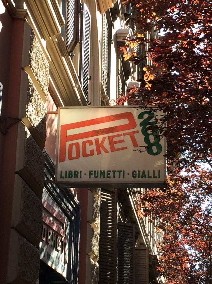 Pocket 2000, a book store with comics, toys, and the like