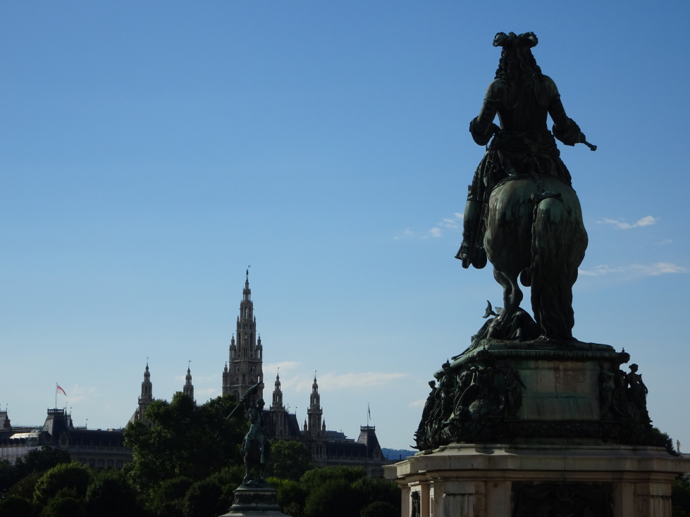 Statue in Heldenplatz, Hofburg Palace, Vienna