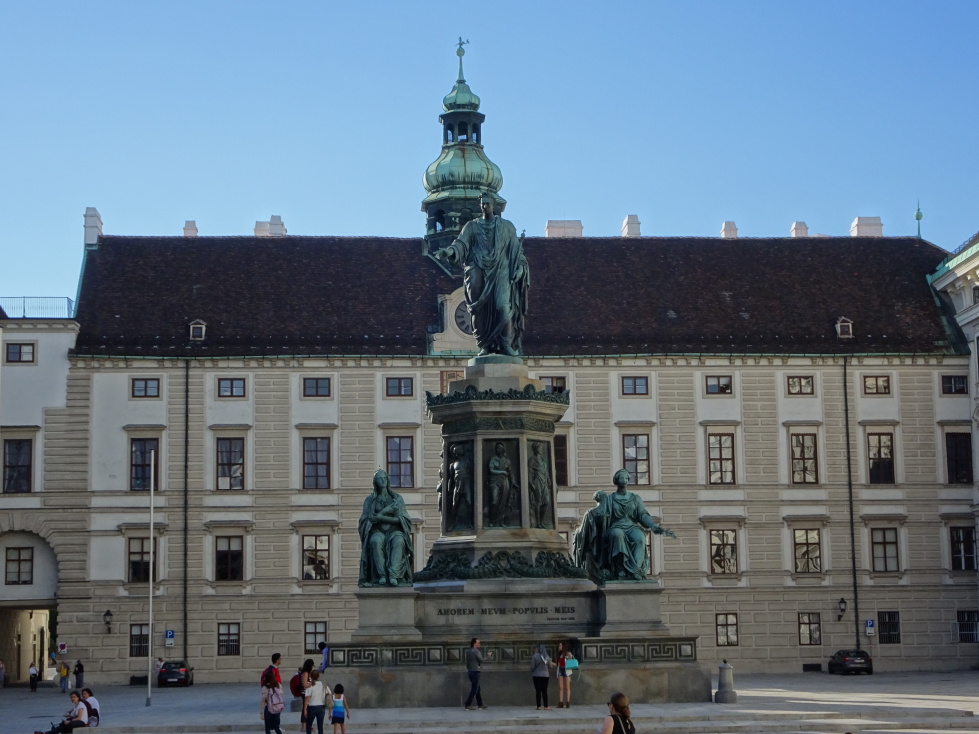 Statue of Kaiser Franz I in Hofburg Palace