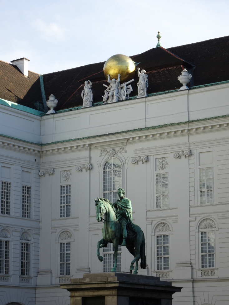 Statue in Josefsplatz just outside Hofburg Palace