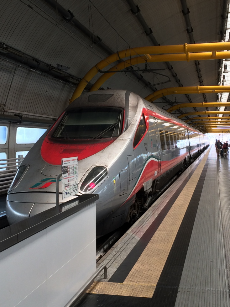 The Leonardo Express, running between FCO and Roma Termini