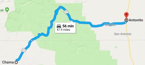 Route for Monday, July 2nd, 2018