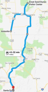 Route for Tuesday, July 3rd, 2018