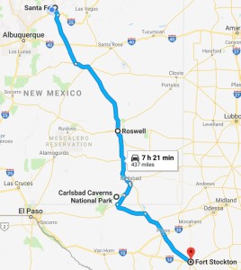 Route for Wednesday, July 4th, 2018