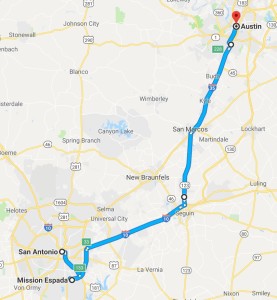 Route for Friday, July 6th, 2018